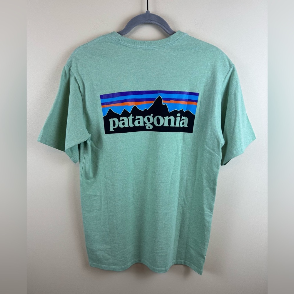 NWOT Patagonia P-6 Logo Short-Sleeve Responsibili-T-Shirt - Picture 2 of 4